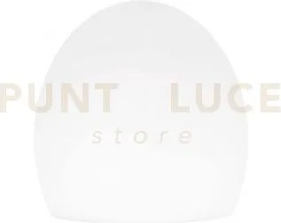 Vetro per collezione clio bianco opaco in materiale plastico d.23cm