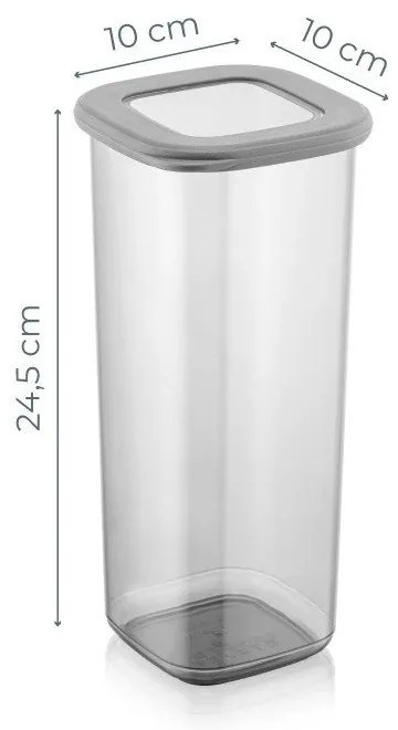 Dózy v sadě 3 ks na sypké potraviny Fresco – Hermia