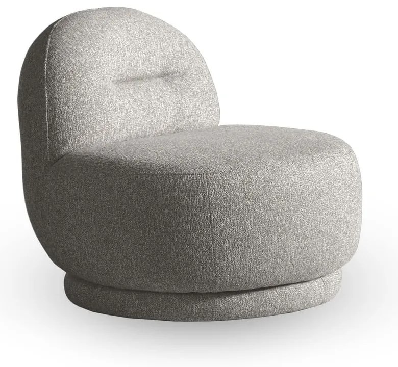 Poltrona grigio chiaro Ovo – Miuform