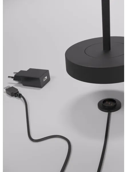 Redo 90312 - Lampada da tavolo LED dimmerabile ILUNA LED/2,5W/5V 3000 mAh IP65 nero