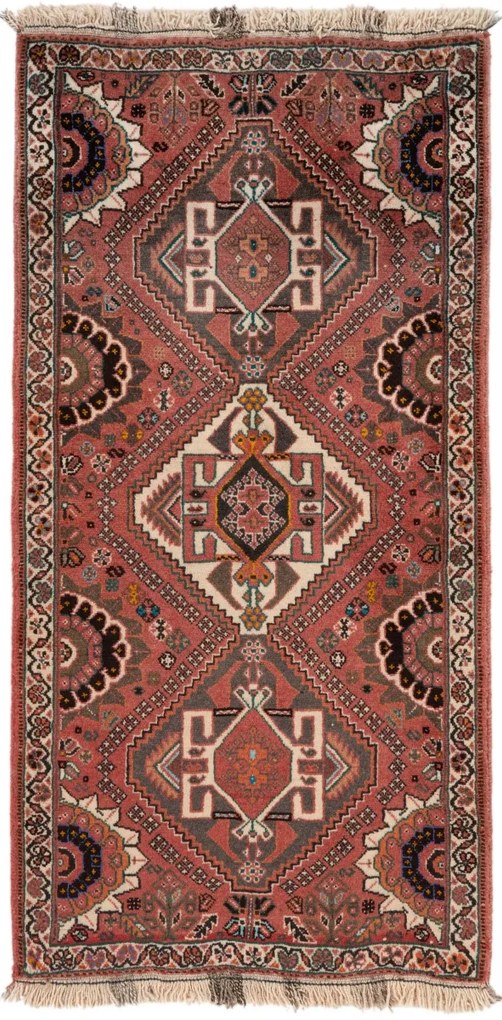 Shiraz Tappeto persiano 70 x 150 (Iran) Annodato A Mano