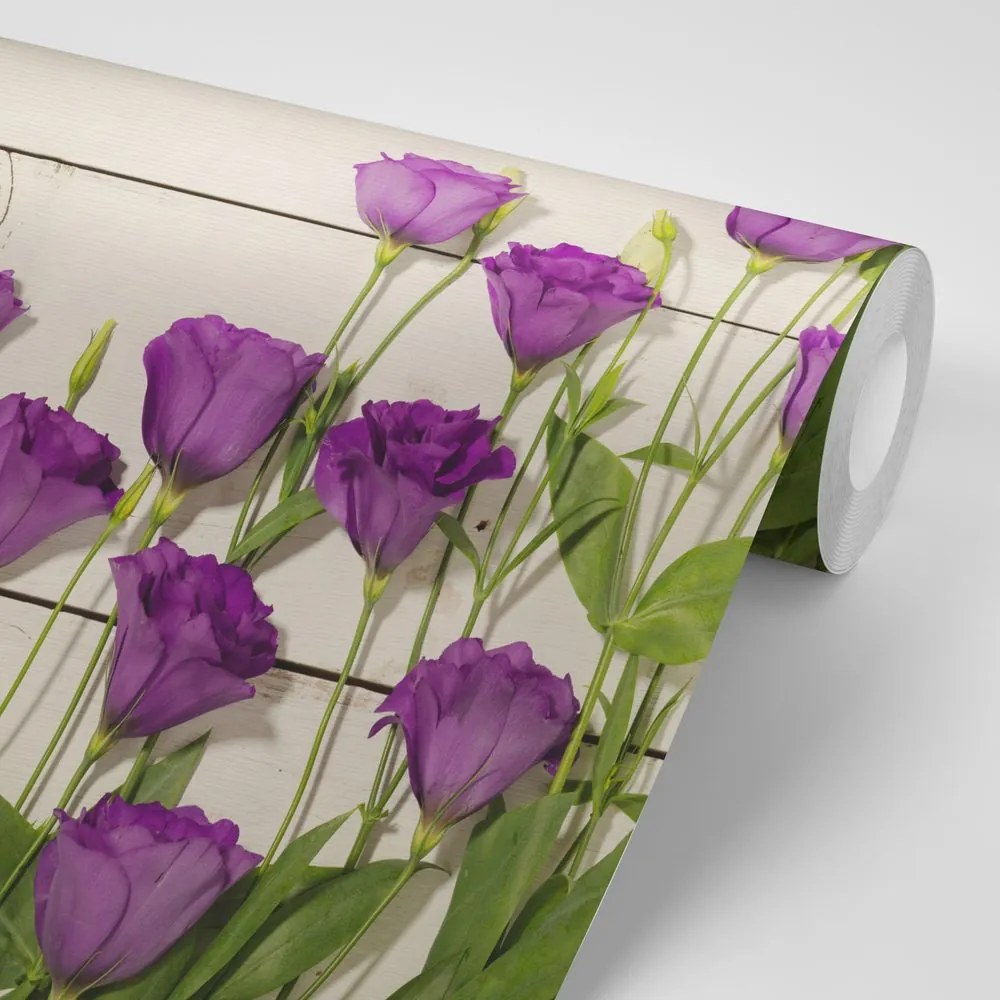 Carta da parati – Splendidi fiori viola