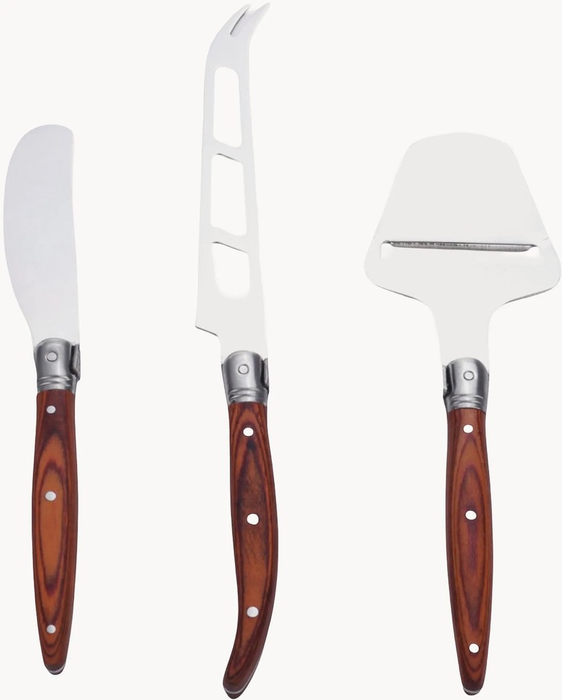 Set di 3 coltelli da formaggio Giselle