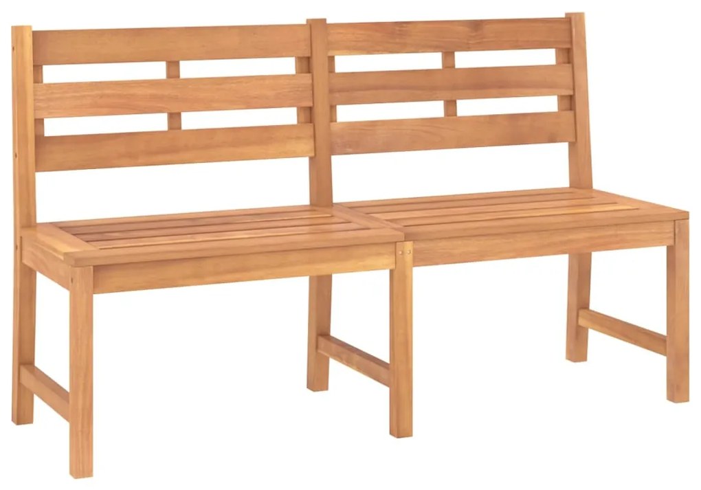 Set da Pranzo per Giardino 3 pz in Legno Massello di Teak