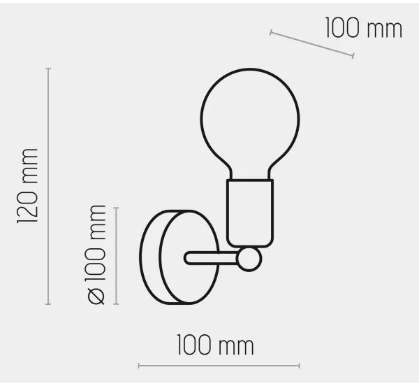 Brilagi - Applique OMBORO 1xE27/60W/230V