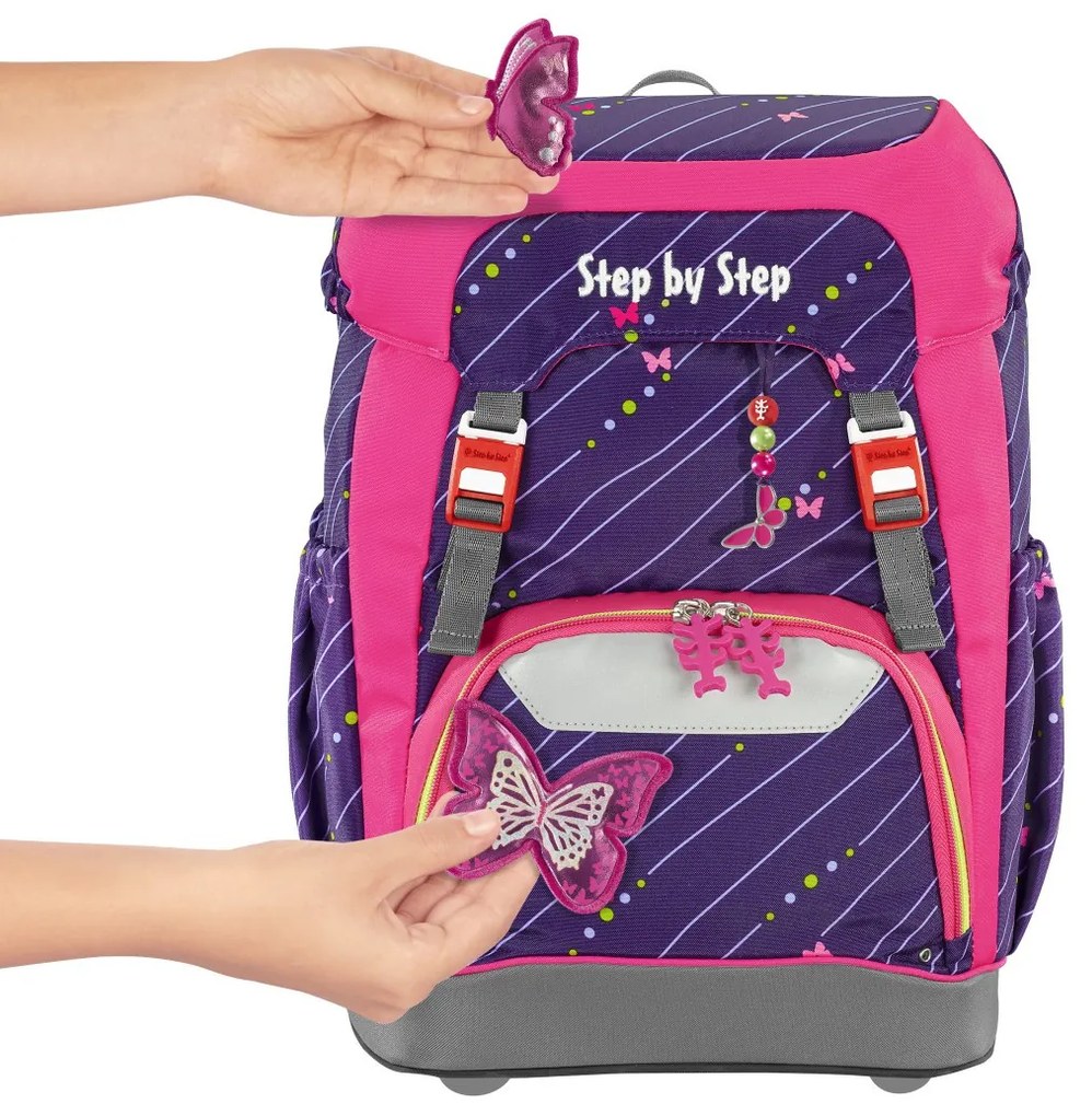 Zaino scuola Step by Step GRADE Shiny Butterfly