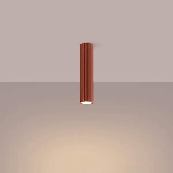 Sollux SL.1627 - Faretto KARBON 1xGU10/10W/230V 30 cm rosso