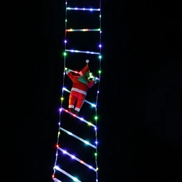 Aigostar - LED RGBY decorazione natalizia per esterni 154xLED/3,6W/230V/8 funzioni 1,6m IP44