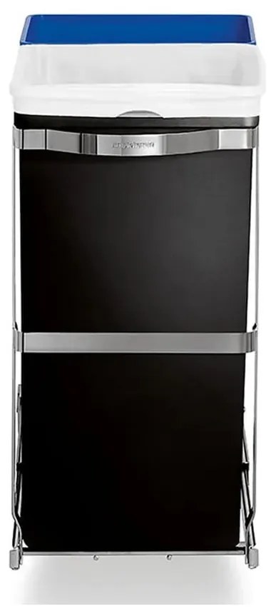 Bidone per rifiuti in plastica da 35 l Dual - simplehuman