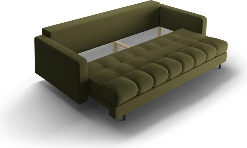 Divano verde allungabile/con contenitore 222 cm Bali – Cosmopolitan Design