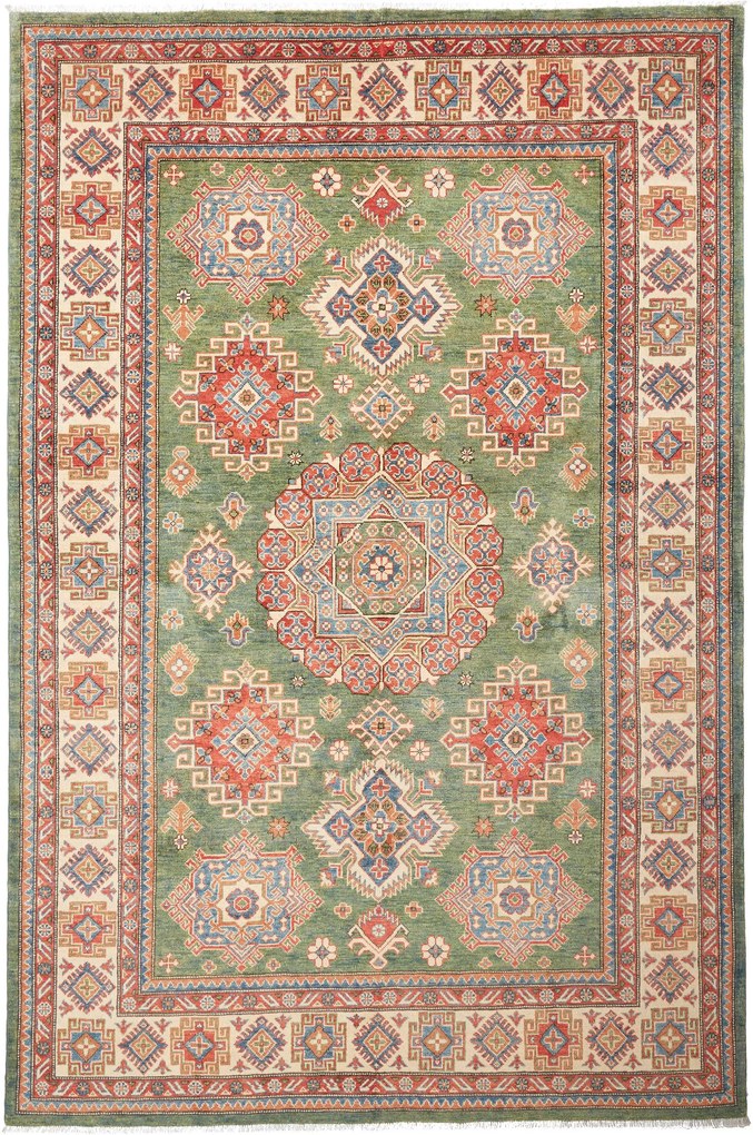 Kazak Tappeto orientale 200x300 (Afghanistan) Annodato A Mano