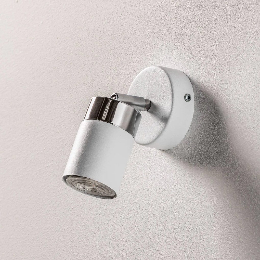 Eko-Light Faretto da soffitto Joker, bianco/argento, 1 luce