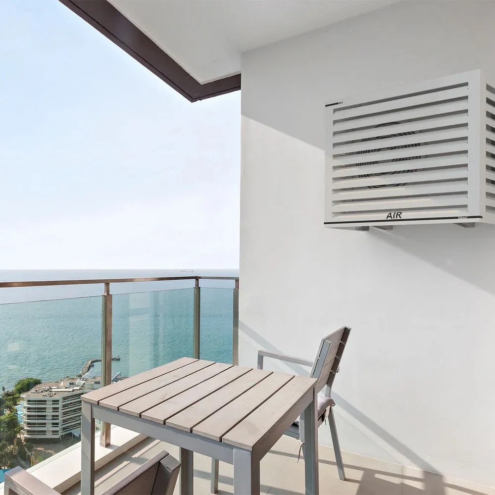 Copri Condizionatore 90x70x52 cm in Alluminio Blade S Bianco...
