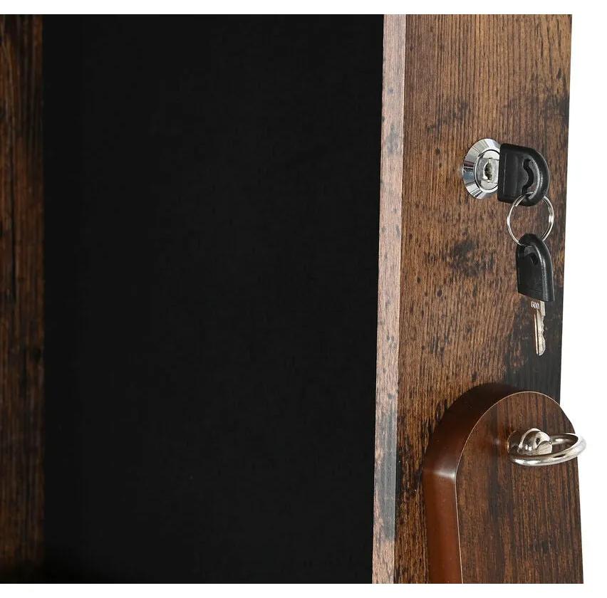 Portagioie Verticale Home ESPRIT Marrone Legno MDF 45 x 36 x 154 cm
