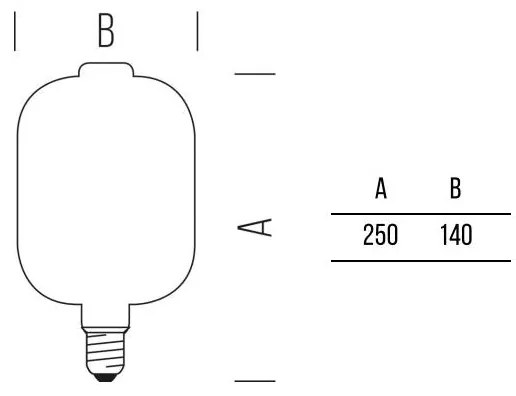 Lanterna F.O.B. Stick 500lm 8,0W E27 AM