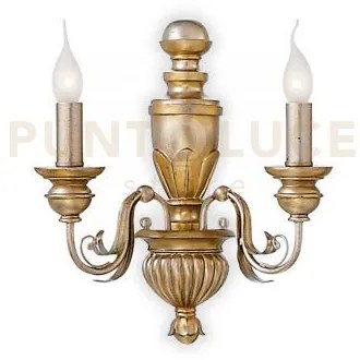 Lampada da parete firenze ap2 oro