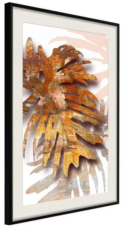 Poster  September Leaves  Cornice Quadri Cornice nera con pass-partout, Larghezza x Altezza Home decor 30x45