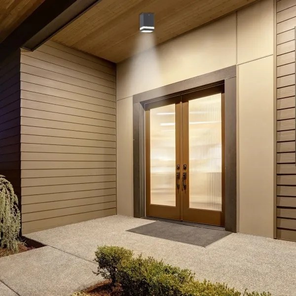 Rabalux 7818 - Faretto da esterno ZOMBOR 1xGU10/35W/230V quadrato IP54