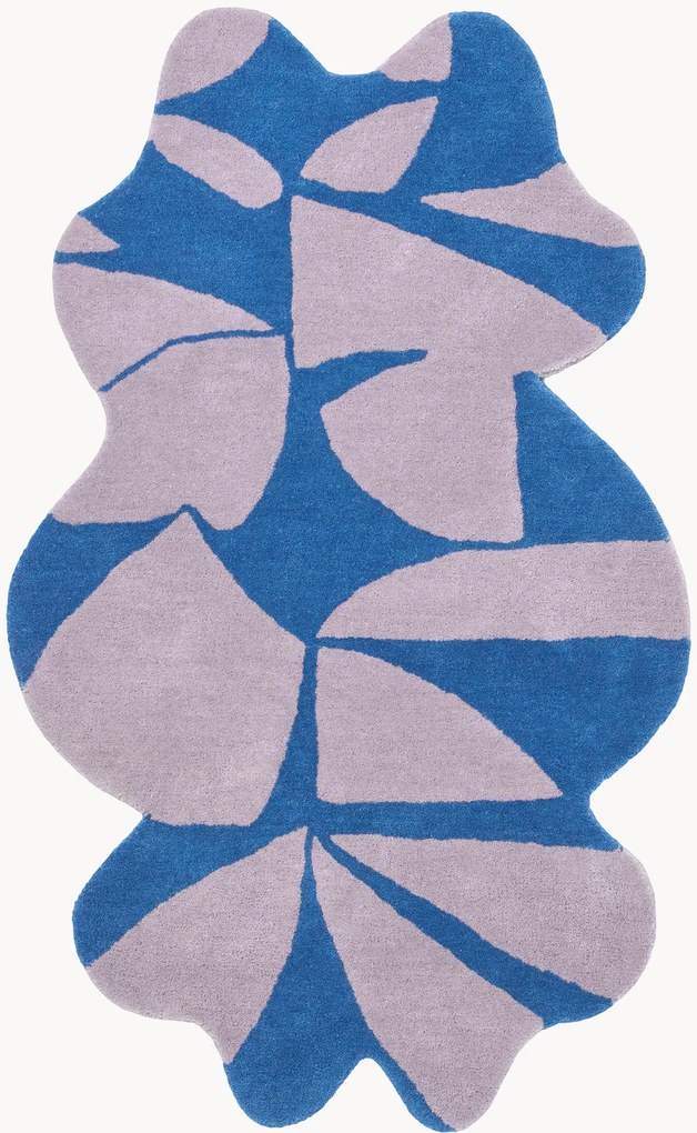 Tappeto in lana tessuto a mano Inky