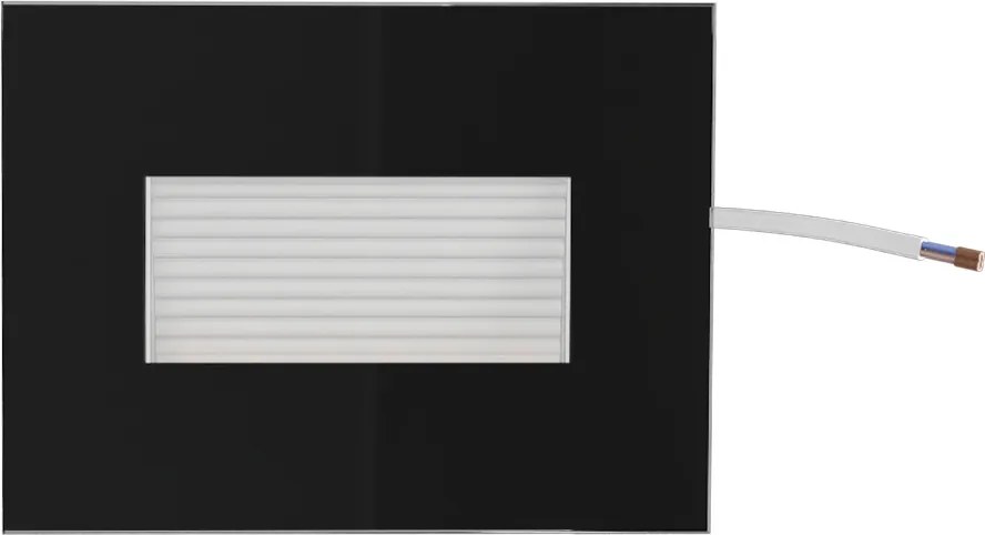 Segnapasso LED per Scatola 503 3.5W IP65 - Luce Asimmetrica Colore Bianco Caldo 2.700K