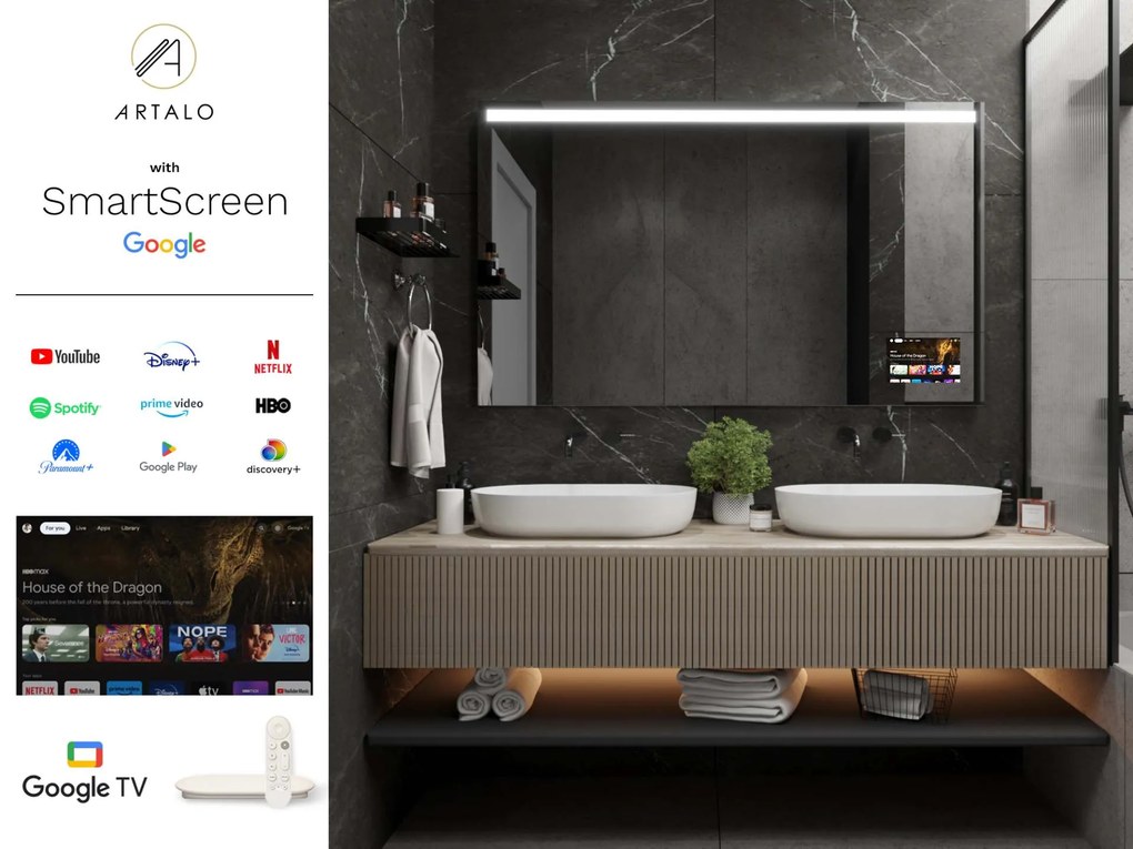 Specchio con LED illuminazione M12 premium