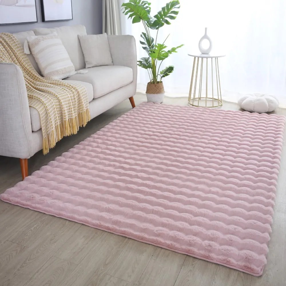 Tappeto lavabile rosa chiaro 160x230 cm Ambiance - Ayyildiz Carpets