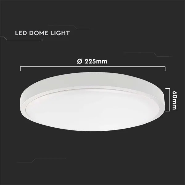 Plafoniera LED da bagno con sensore LED/18W/230V 4000K IP44 bianco