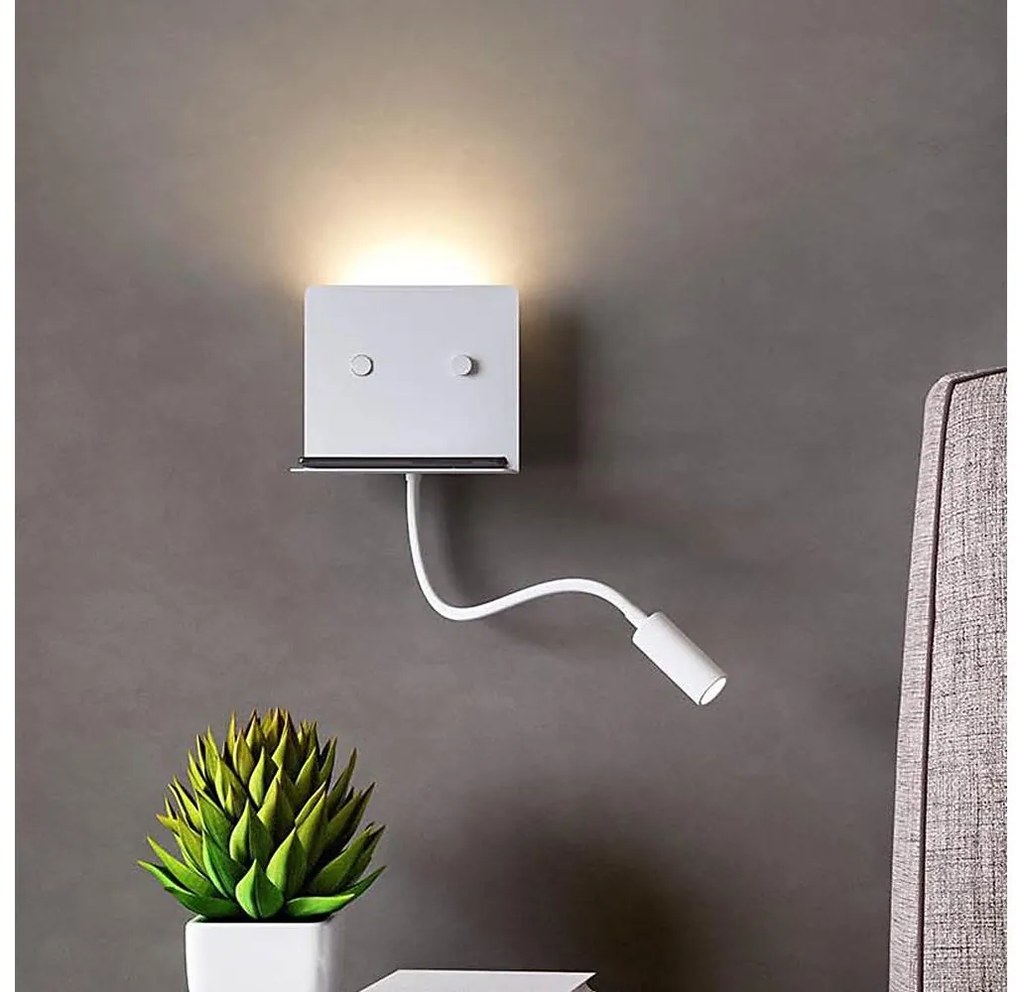 Redo 01-3210 - Applique a LED MOKA LED/6W + LED/3W/230V CRI90 bianco