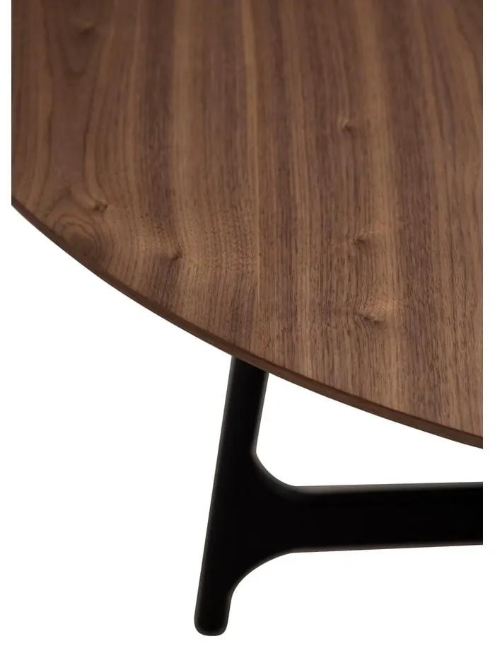 Tavolo da pranzo rotondo con piano in legno di noce ø 120 cm Ooid - DAN-FORM Denmark