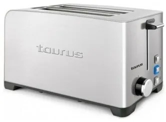 Tostapane Taurus MY TOAST DU.LEG 2R Acciaio inossidabile Grigio 1400 W