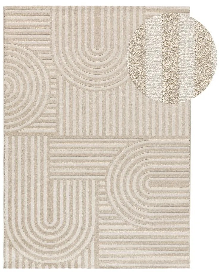 Tappeto crema 160x230 cm Zen - Universal