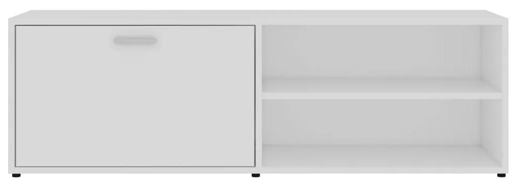 Mobile Porta TV Bianco 120x34x37 cm in Legno Multistrato