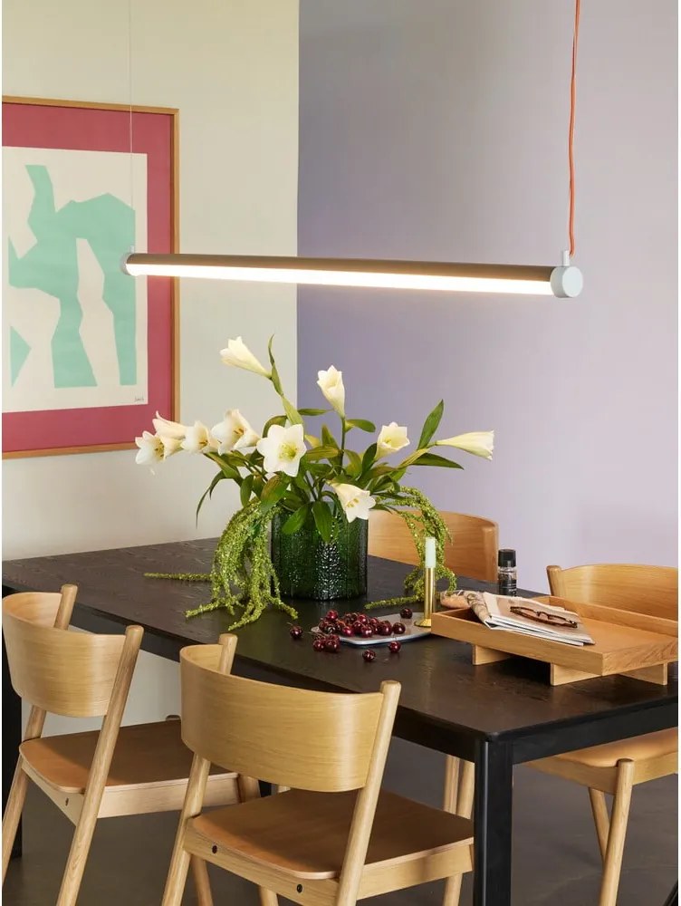 Lampadario LED grigio con intensità regolabile Interplay – Hübsch
