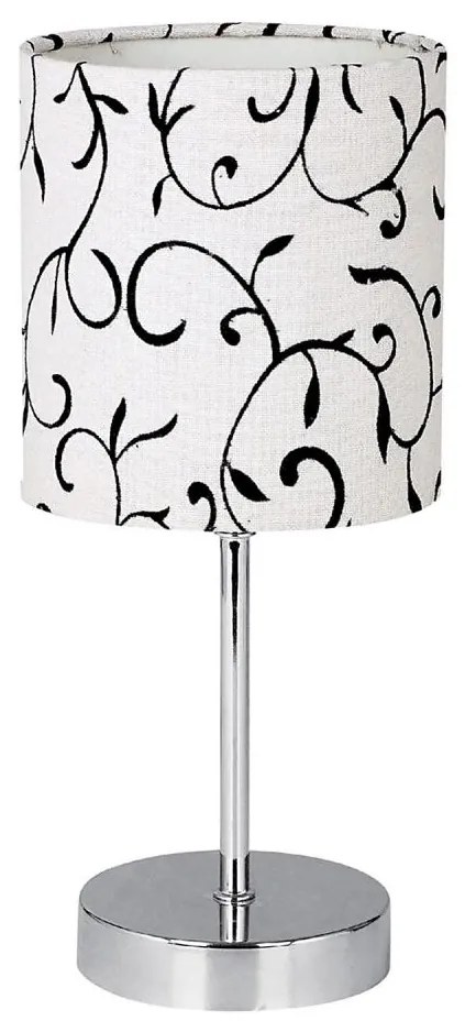 Lampada da tavolo EMILY 1xE14/40W/230V bianco/cromo lucido