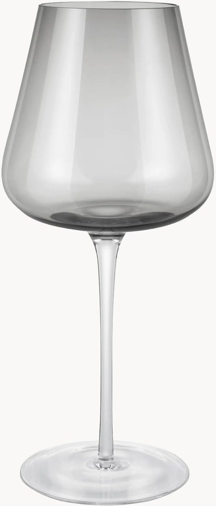Set di 2 bicchieri da vino rosso in vetro soffiato Belo