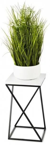 Portafiori LOFT 40x24 cm nero/bianco