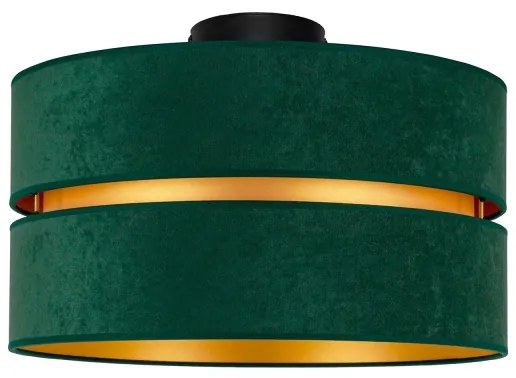 Duolla - Plafoniera DUO 1xE27/40W/230V diametro 40 cm verde/oro