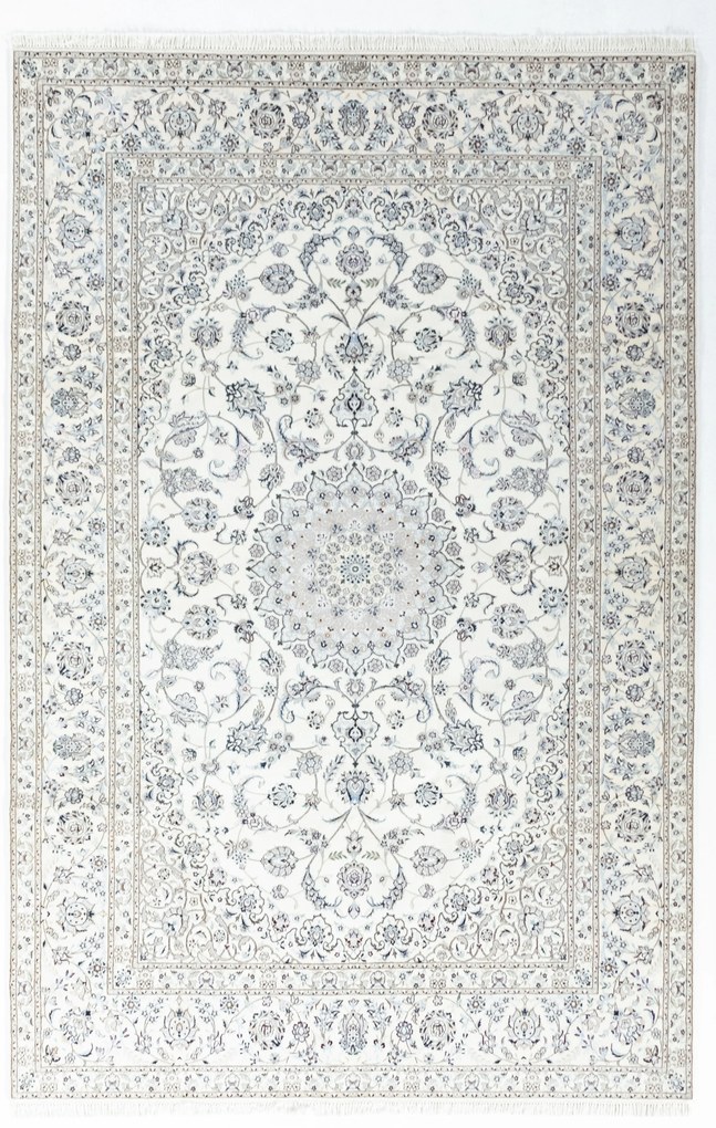 Nain Tappeto persiano 320 x 210 Beige (Iran) Annodato A Mano