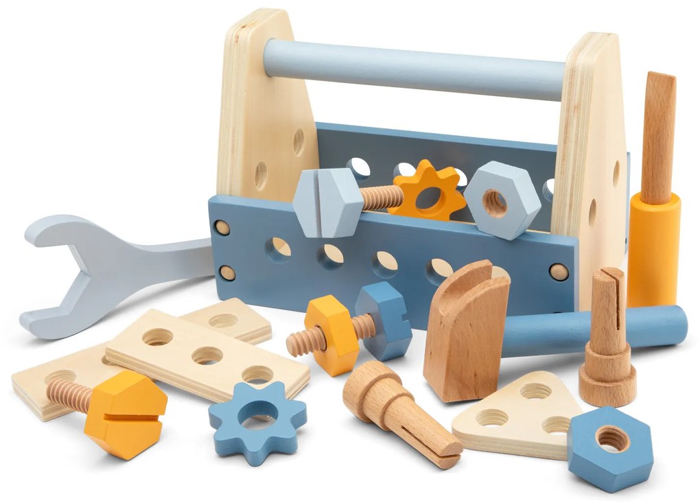 Set di attrezzi in legno