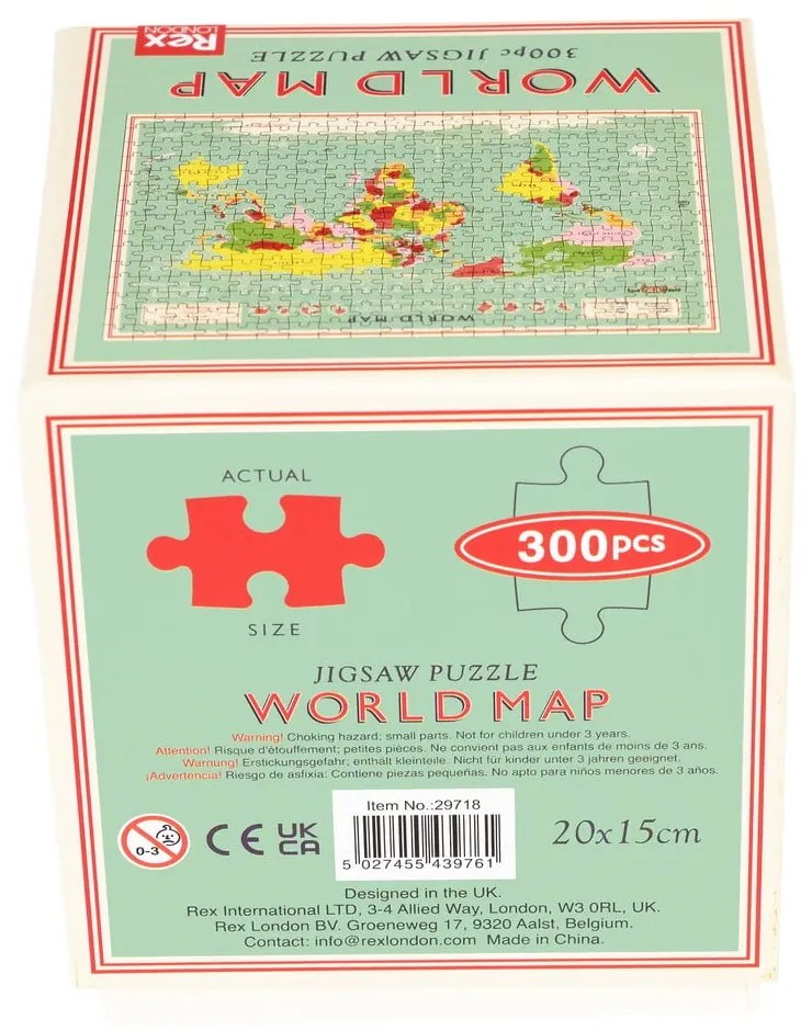 Puzzle World Map - Rex London