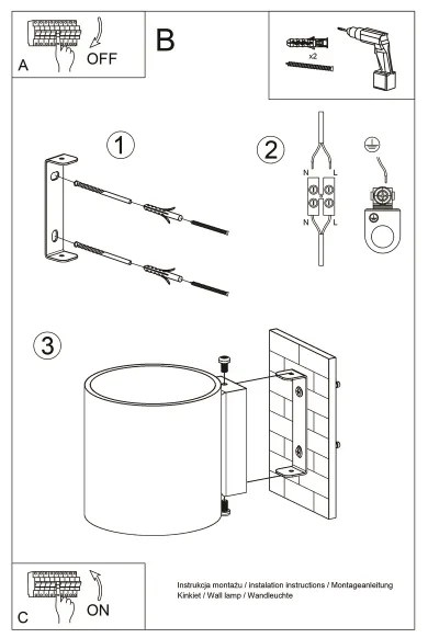 Brilagi - Applique a LED FRIDA 1xG9/3,5W/230V