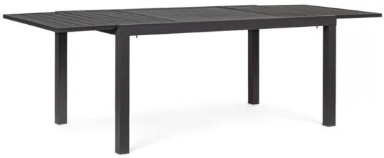 Tavolo Allungabile in Alluminio Hilde 200-300x100 cm – Antracite