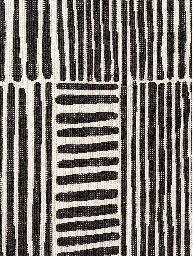 Tappeto da interno/esterno rotondo nero/color crema ø 200 cm Haringey Bounds – Ted Baker