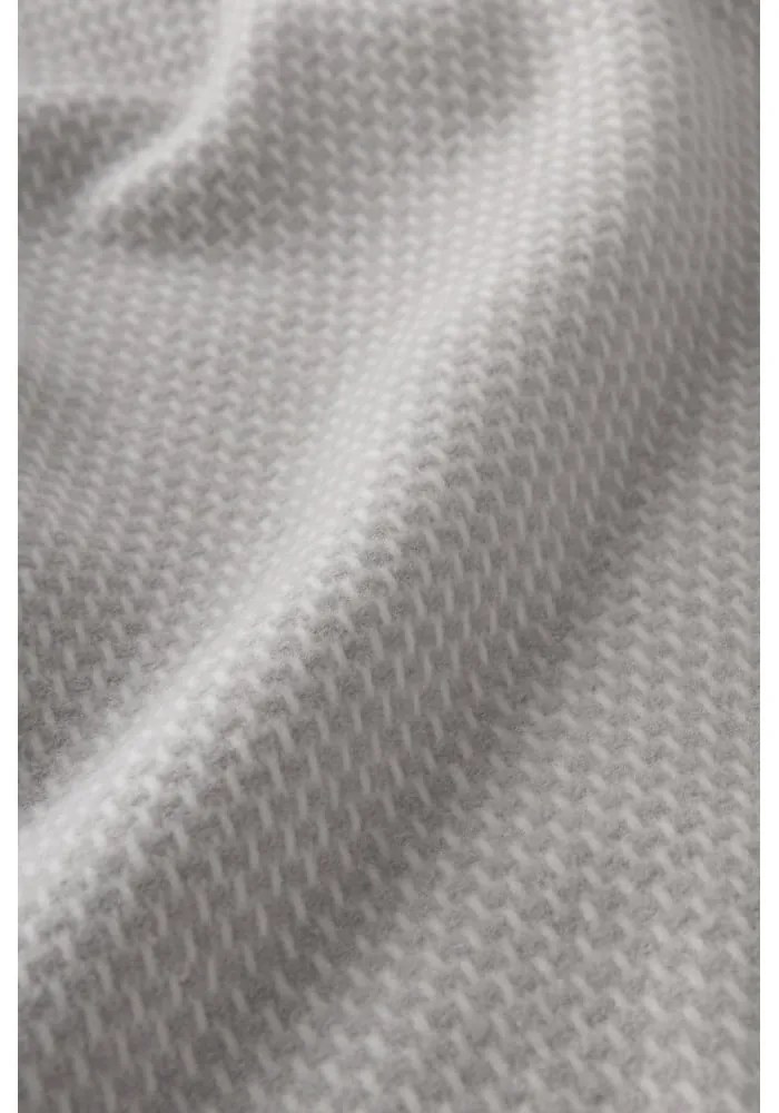 Plaid grigio chiaro con contenuto di cotone , 140 x 180 cm Zen - Euromant