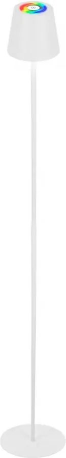 Briloner 1507016 - Lampada da terra LED dimmerabile KIKI 4,3W/5V IP44 2600 mAh bianca