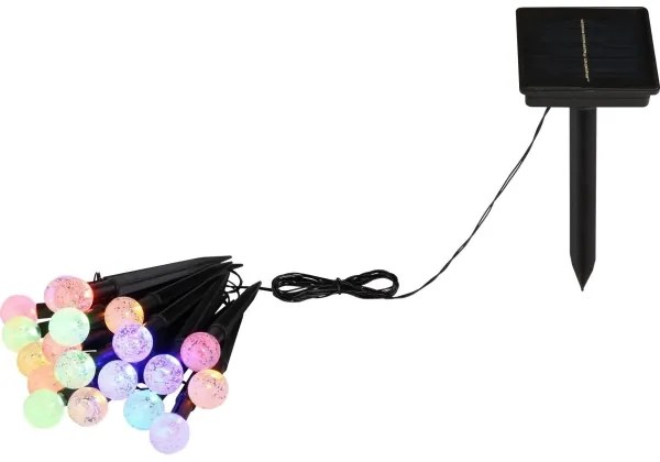 Globo 36352-20 - LED RGB Solare catena 20xLED/0,06W/3V 770 cm IP44