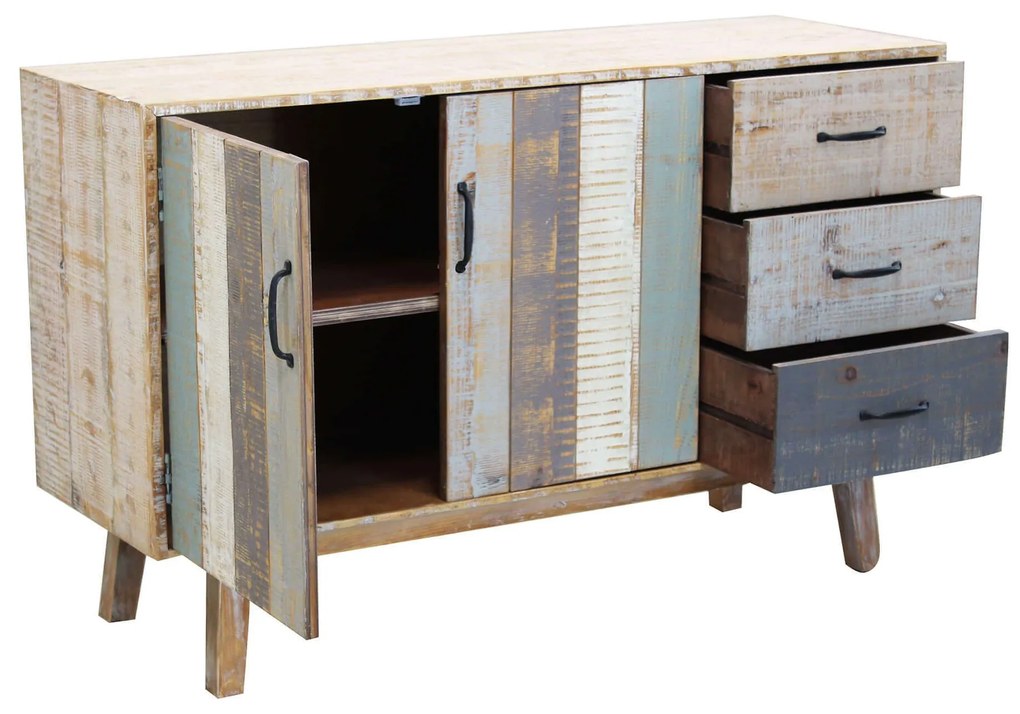 COLORWOOD - mobile 3 cassetti 2 ante