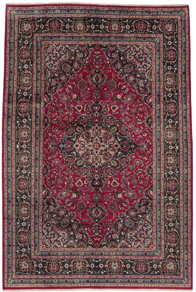 Mashad Tappeto 200 x 300 (Iran) Annodato A Mano