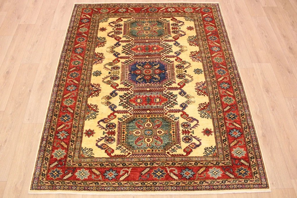Kazak Tappeto 230x190 (Pakistan) Annodato A Mano