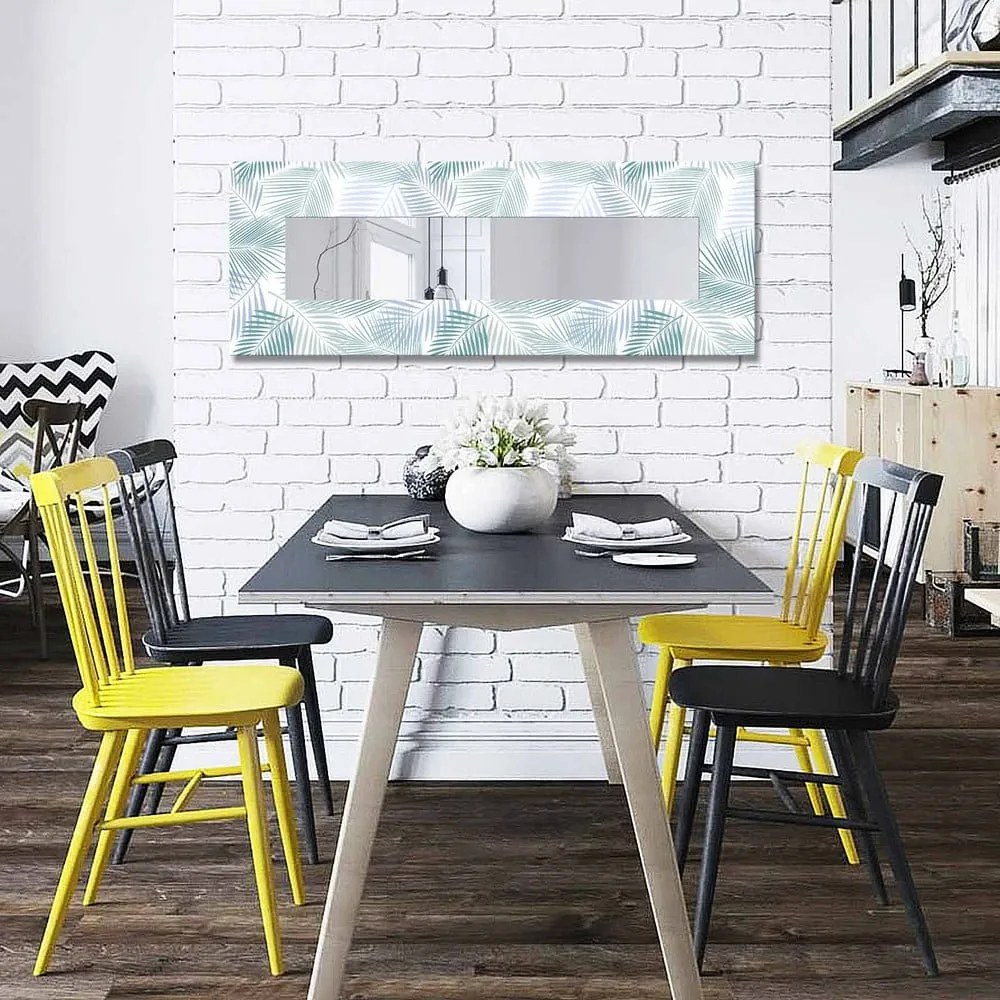 Specchio da parete con cornice in legno 40x120 cm - Wallity